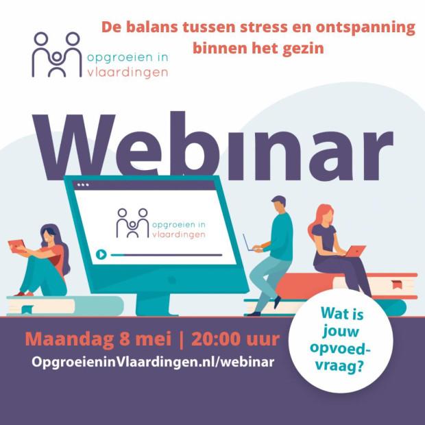 Webinar gemist? Kijk het dan nu terug!  De balans tussen stress en ontspanning binnen het gezin.