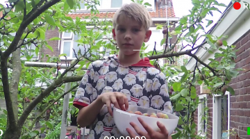 Vlog van Eli: Pruimen plukken