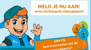 Gratis jeugdsporttoernooien tot aan de zomervakantie Gratis jeugdsporttoernooien tot aan de zomervakantie