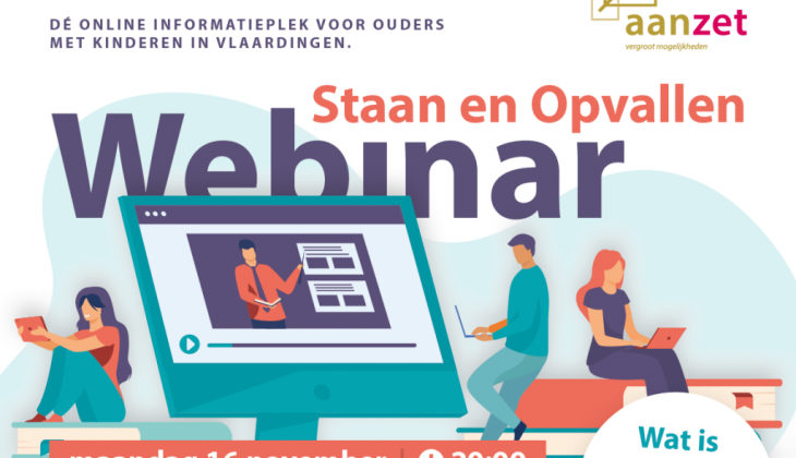 Webinar Staan en Opvallen